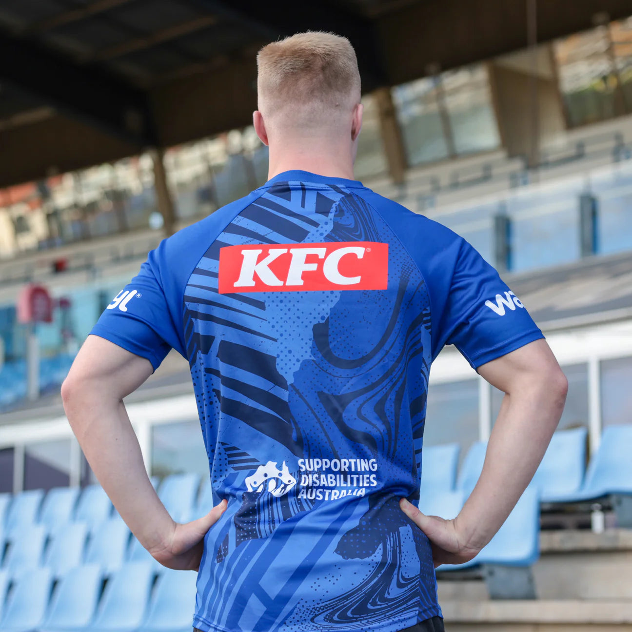 Canterbury Bulldogs Mens Training Tee (Blue)