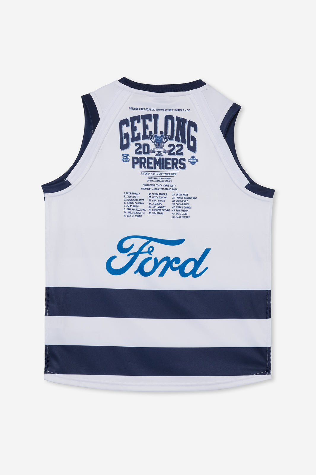 Geelong Cats AFL COTTON ON 2022 Youth Premiership Guernsey