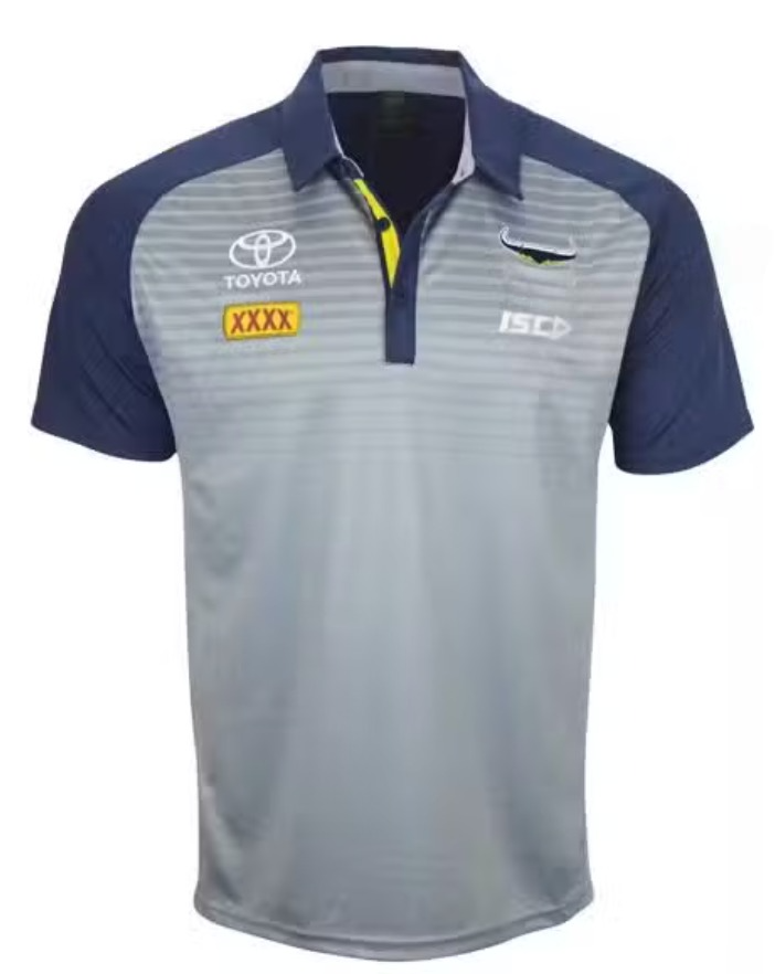 North Queensland Cowboys Mens Media Polo