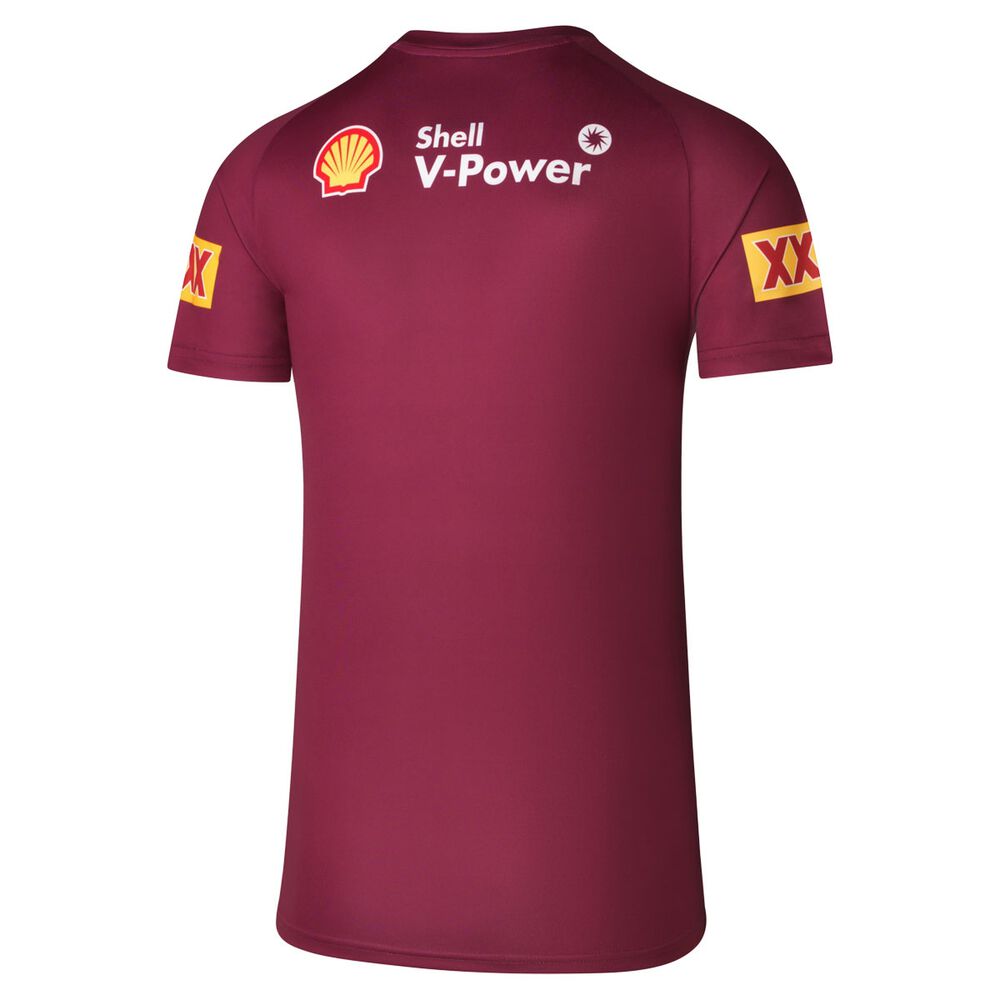 Queensland Maroons Training Tee Adult Maroon