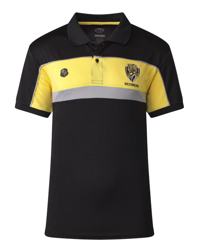 Richmond Tigers AFL Mens Premium Polo