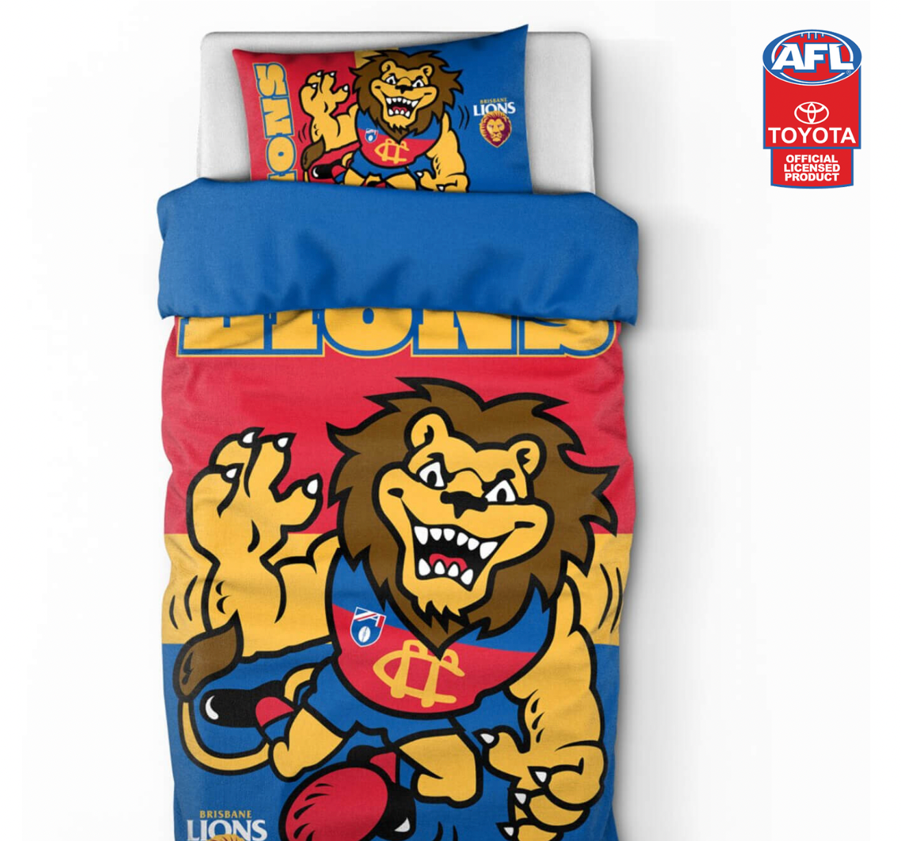 Brisbane Lions Single Doona Cover
