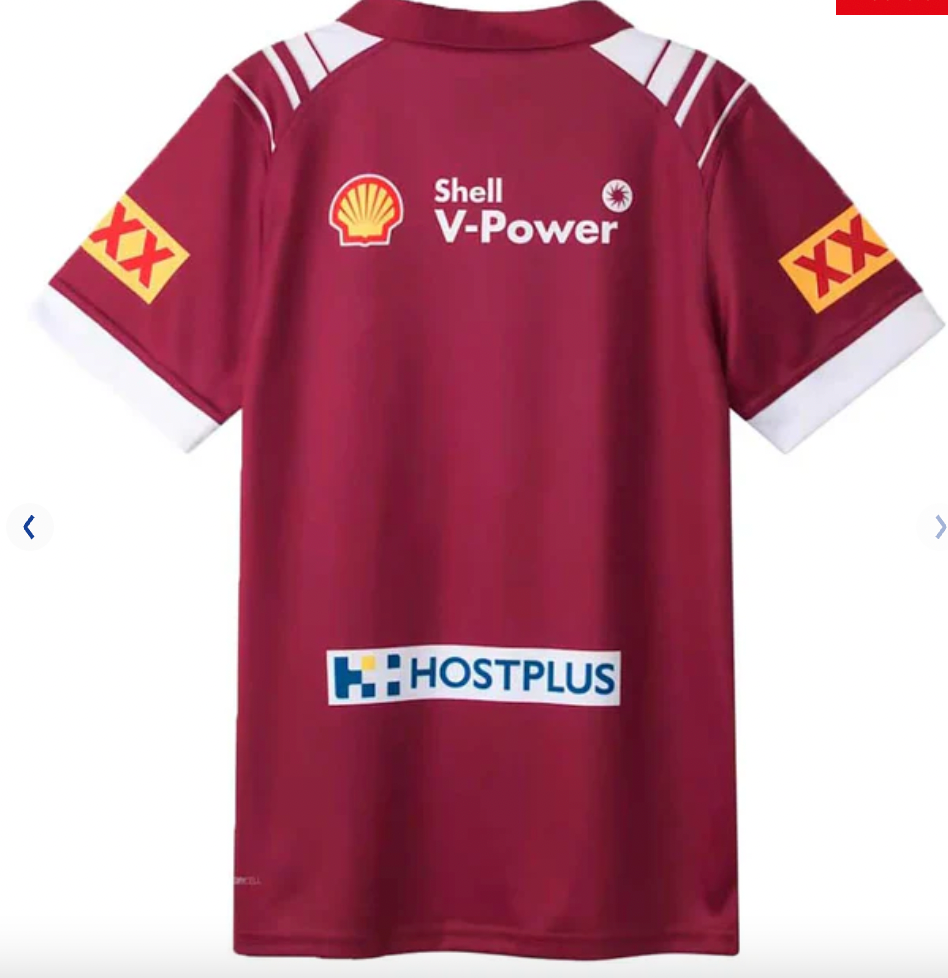 Puma Men's State Of Origin Queensland Maroons Replica Home Jersey