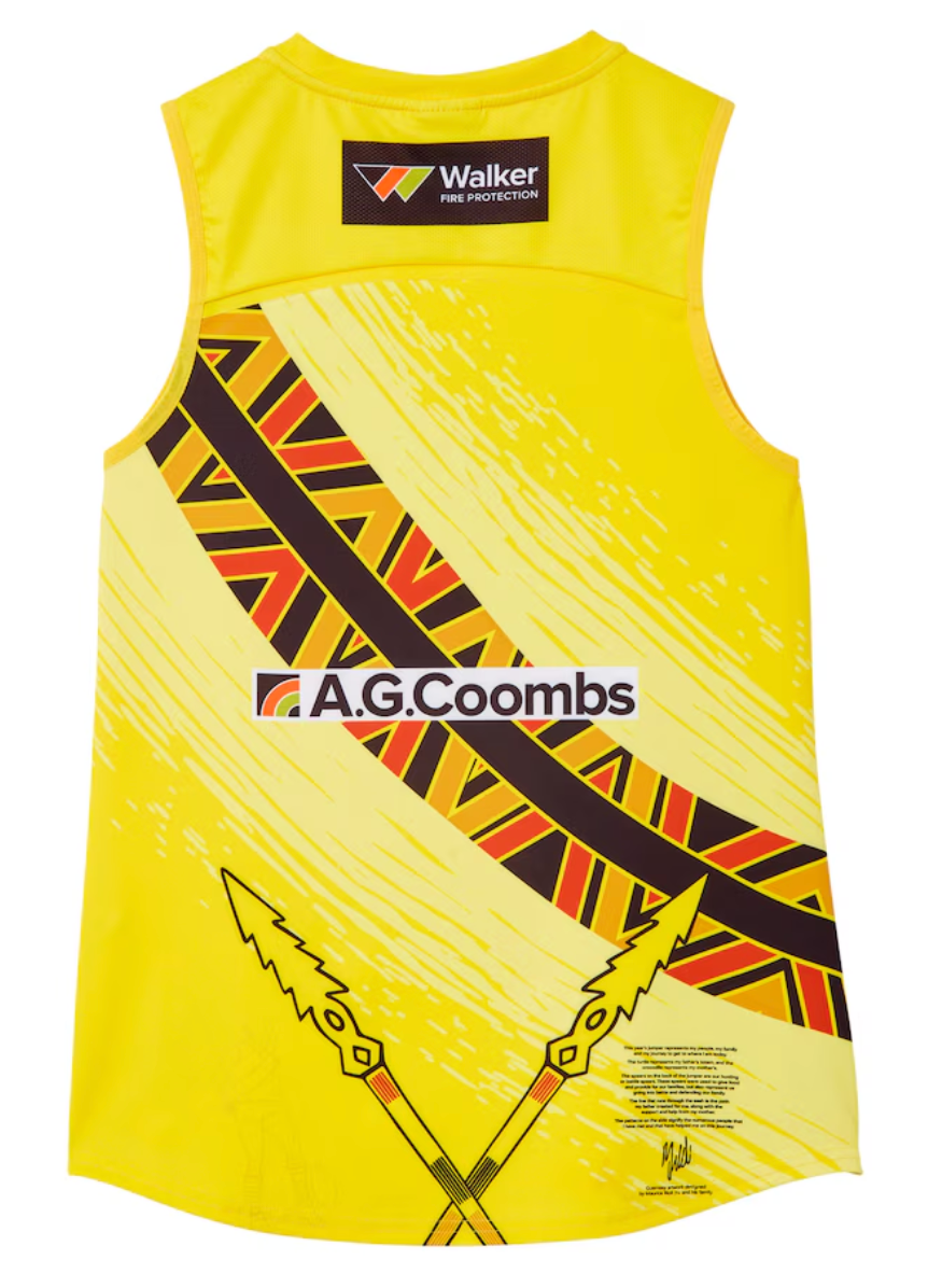 Richmond Tigers AFLW Womens Indigenous Guernsey