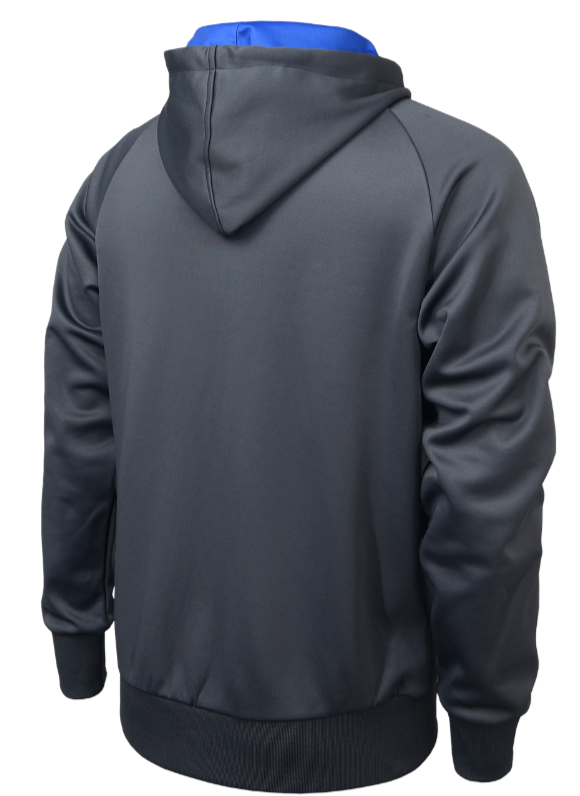 West Coast Eagles New Balance Men's Half Zip Player Hoody Charcoal