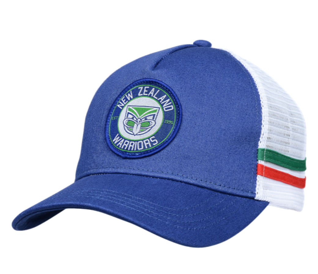 New Zealand Warriors Striped Trucker Cap