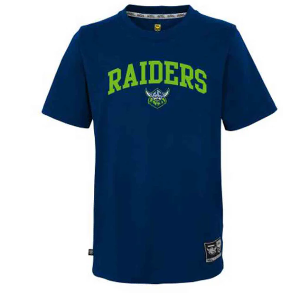 Canberra Raiders Youth Collegiate Arch Tee Shirt