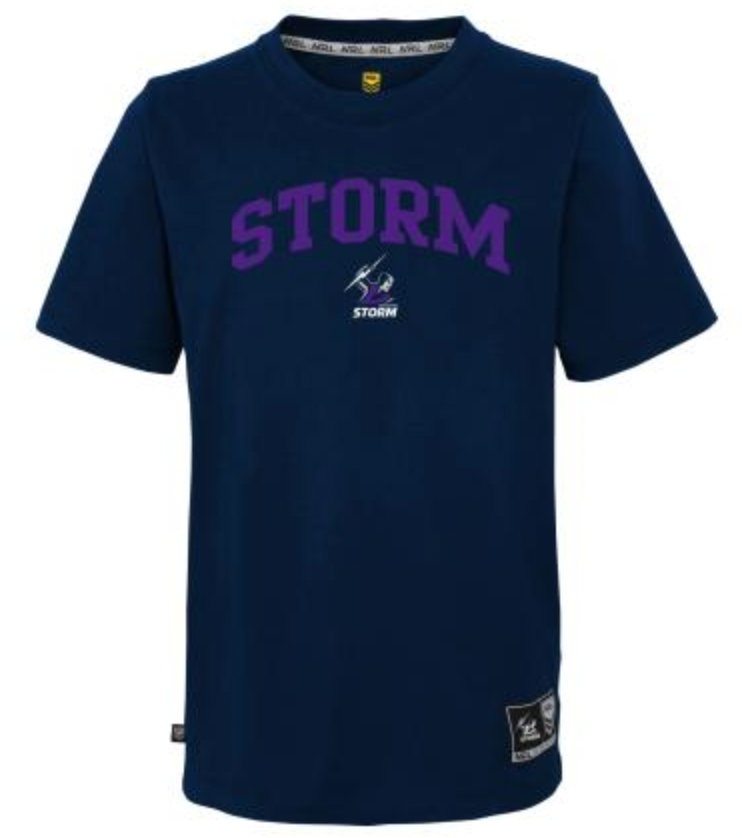 Melbourne Storm Mens Collegiate Arch T-Shirt