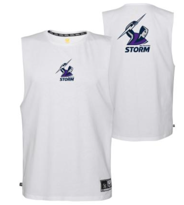 Melbourne Storm Mens Core Logo Muscle Singlet