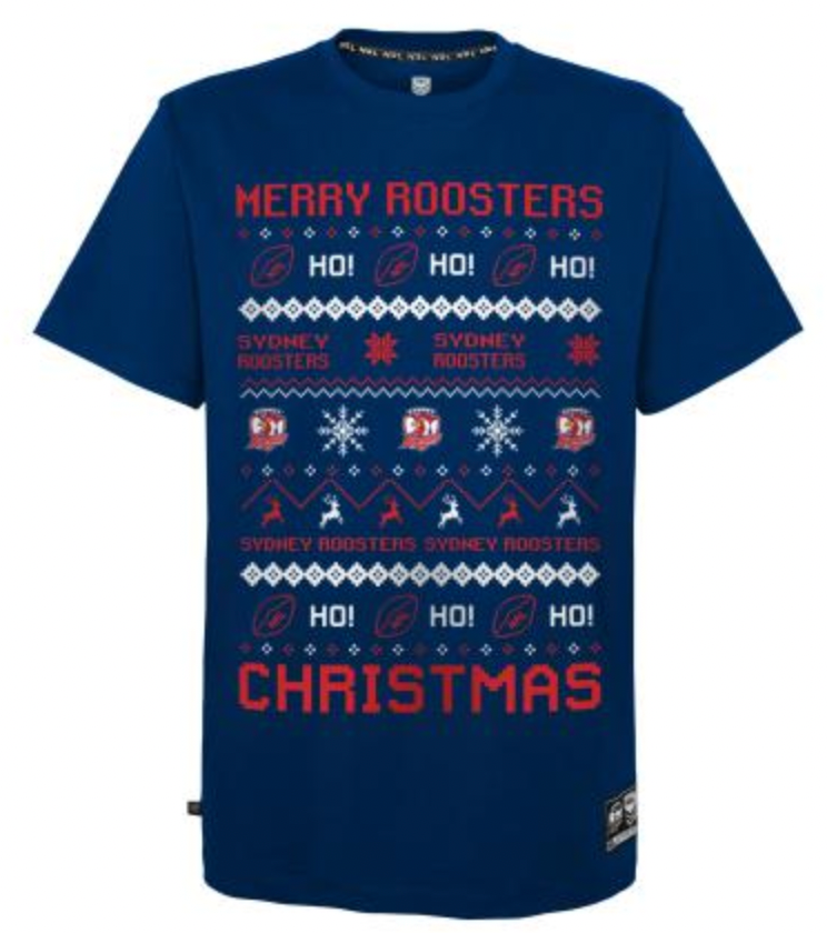 Sydney Roosters Mens Christmas Tee