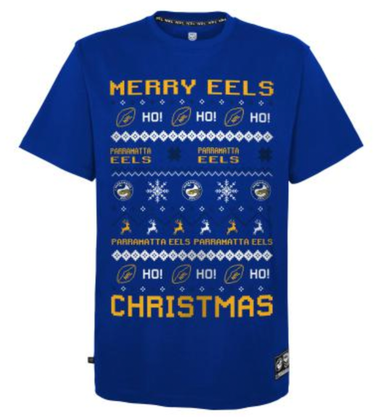 Parramatta Eels Mens Christmas Tee
