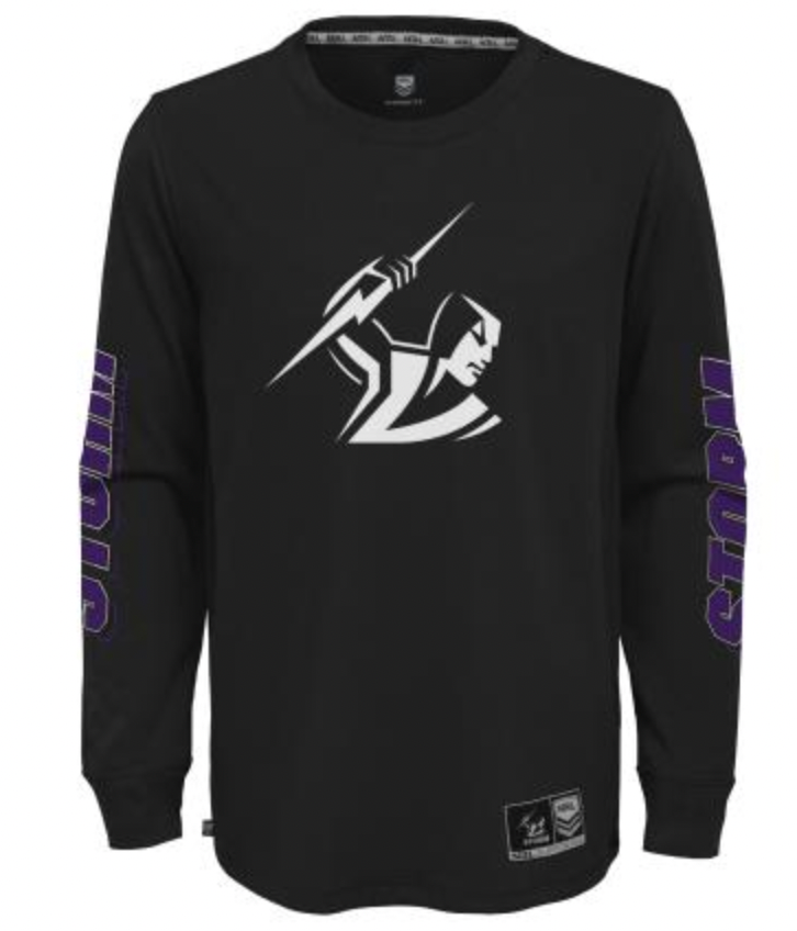 Melbourne Storm Mens Keyline Word-Mark Tee