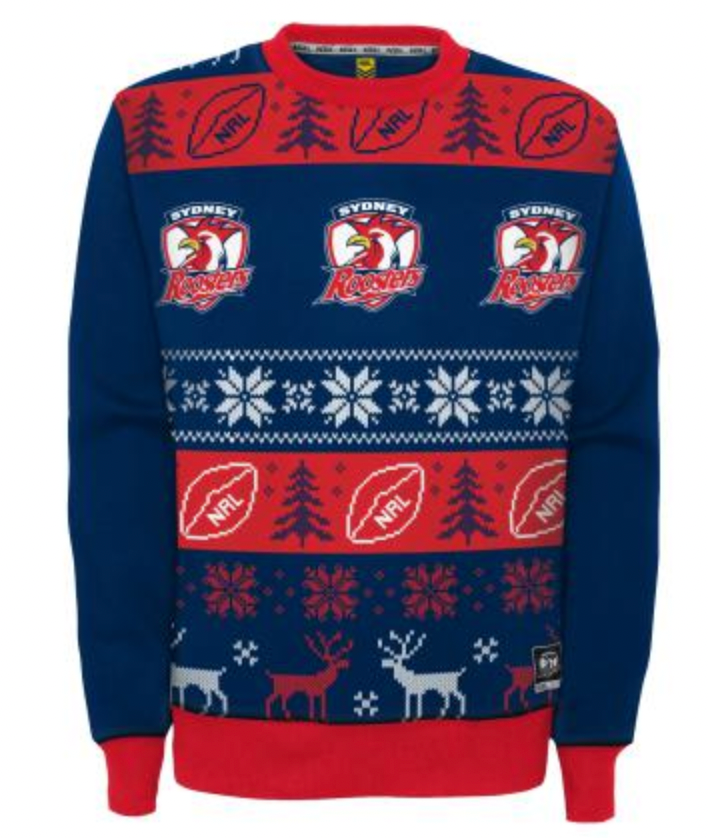 Sydney Roosters Mens Christmas Sweater