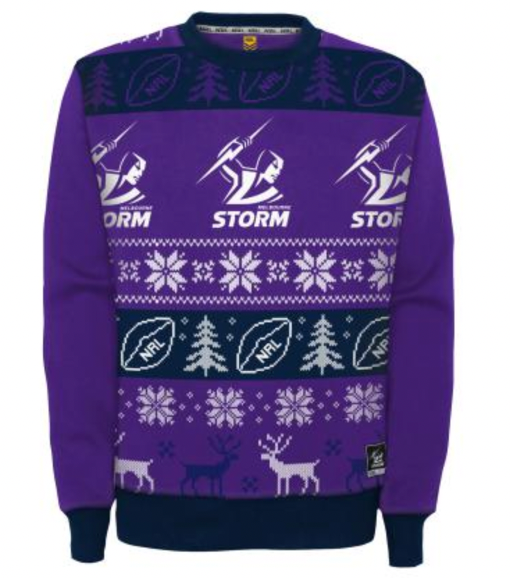 Melbourne Storm Mens Christmas Sweater