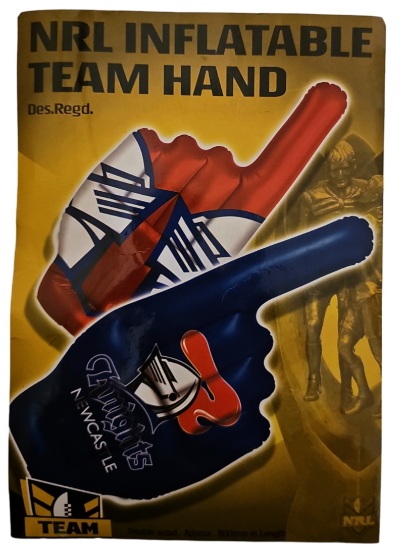 Newcastle Knights Inflatable Hand