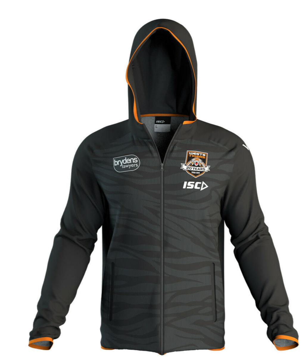 West Tigers Womens Community Team Hoody (Black)