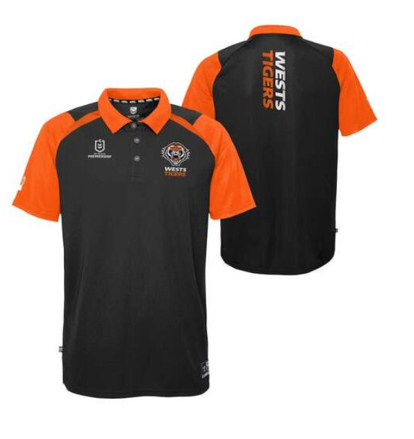 West Tigers Mens Performance Polo