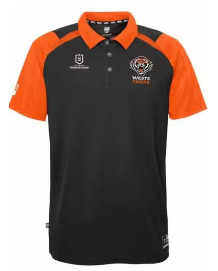 West Tigers Mens Performance Polo