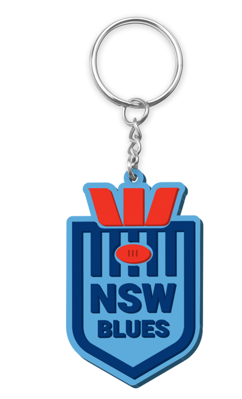 2025 NSW Blues Rubber Keyring