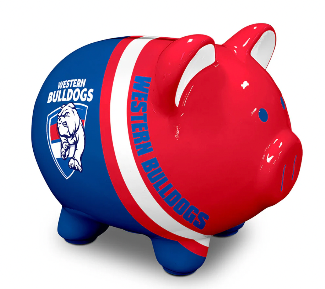 Western Bulldogs Piggy Bank