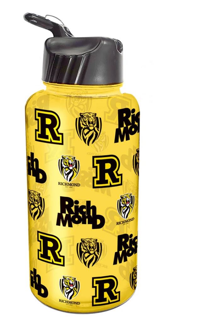 Richmond Tigers 1L Flip Lid Water Bottle