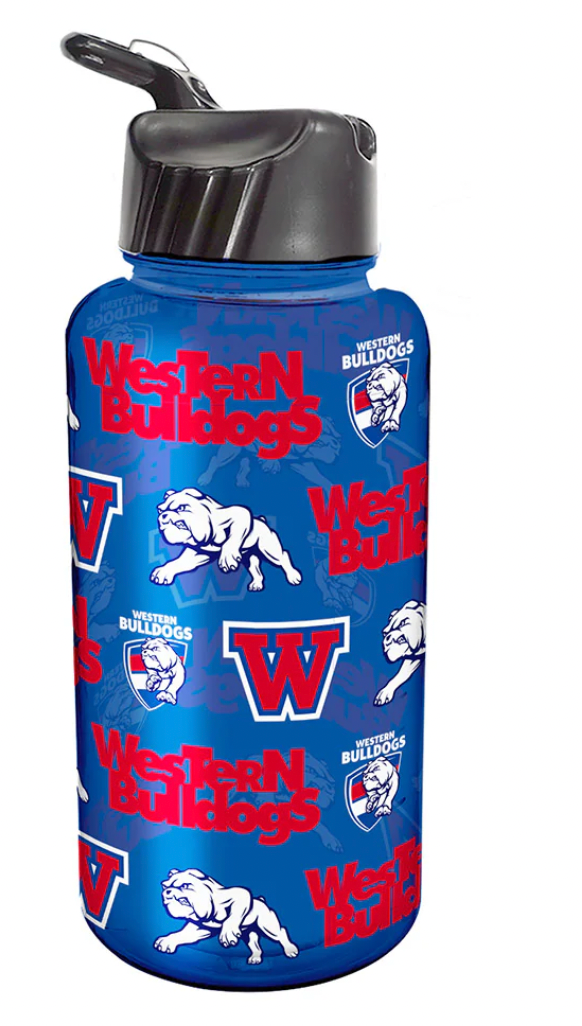 Western Bulldogs 1L Flip Lid Water Bottle
