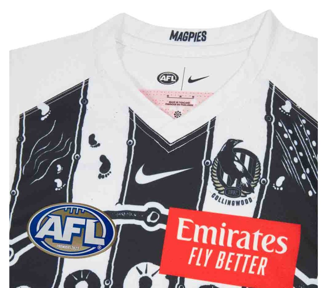 Collingwood Magpies Mens Nike Indigenous Guernsey