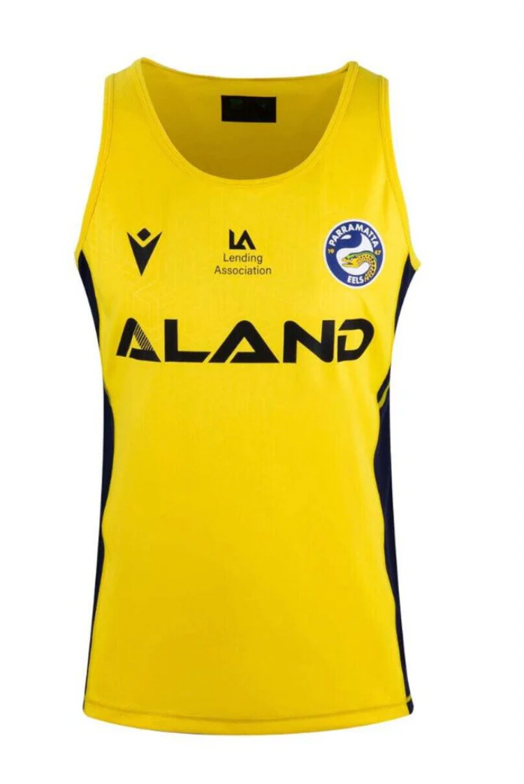Parramatta Eels Mens Training Singlet (Yellow)