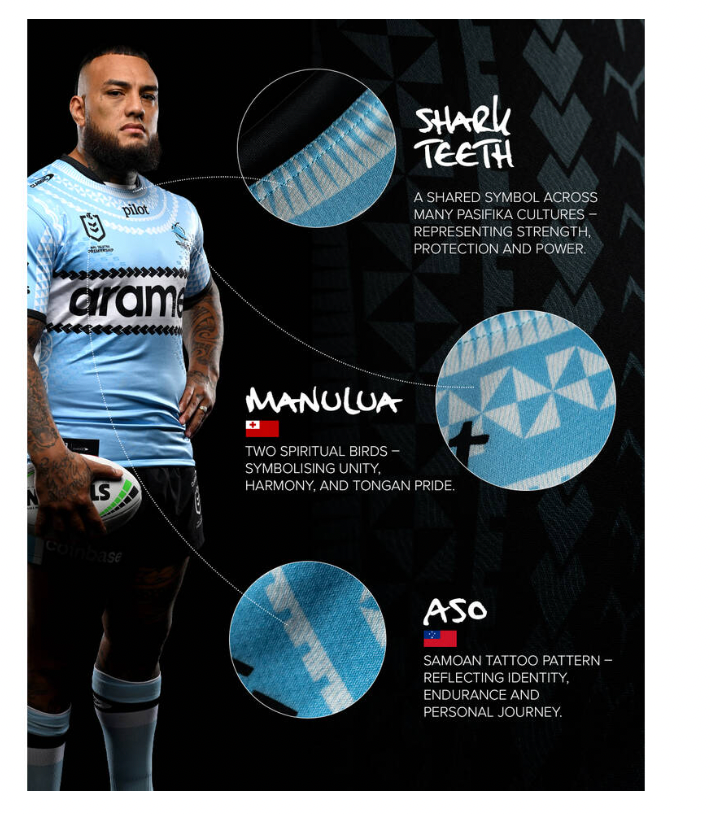 Cronulla Sharks Mens Pasifika Jersey