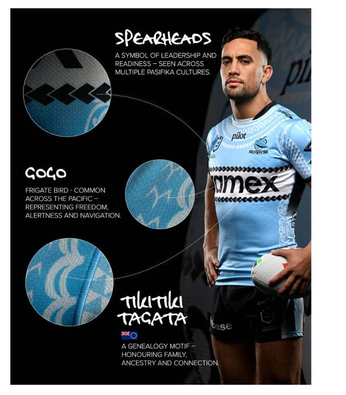 Cronulla Sharks Mens Pasifika Jersey