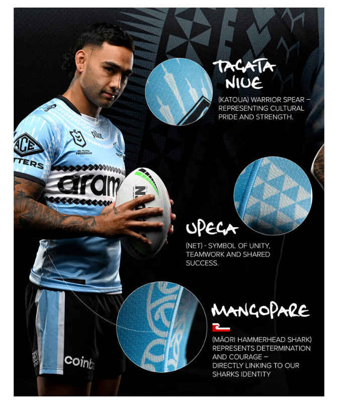 Cronulla Sharks Mens Pasifika Jersey