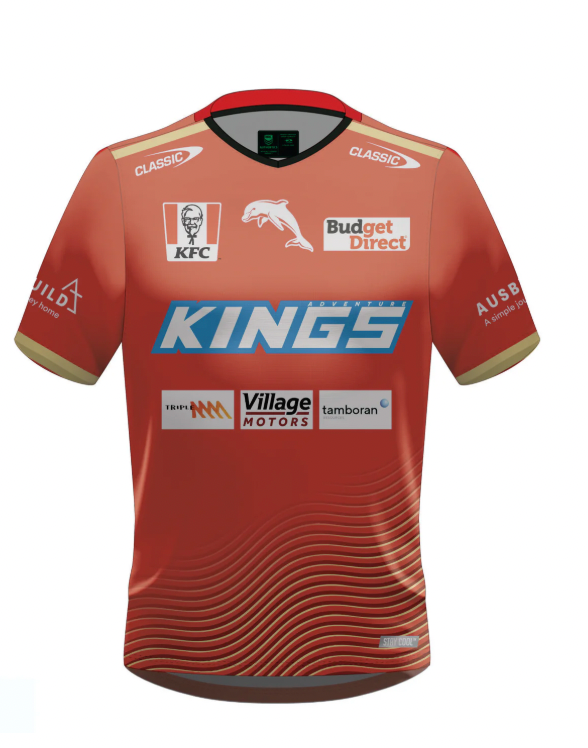 Redcliffe Dolphins Mens Tranining Tee
