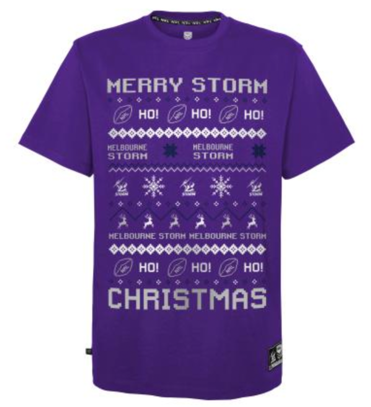 Melbourne Storm Mens Christmas Tee