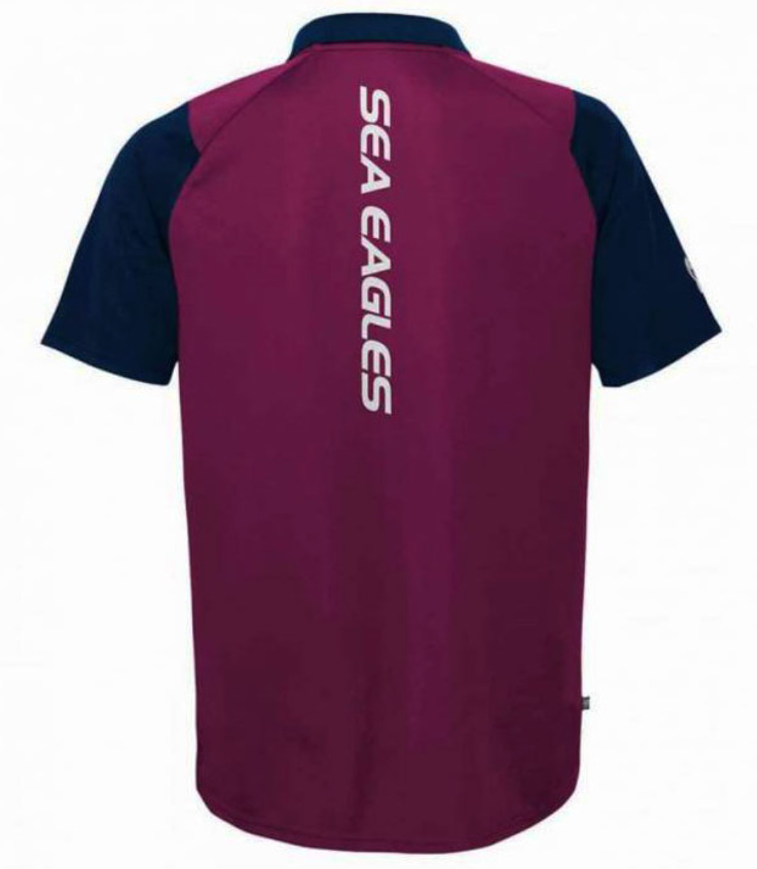 Manly Warringah Sea Eagles Mens Performance Polo