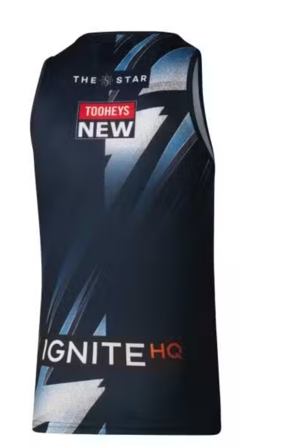 NSW Blues SOO PUMA Mens Replica Training Singlet | Dark Sapphire