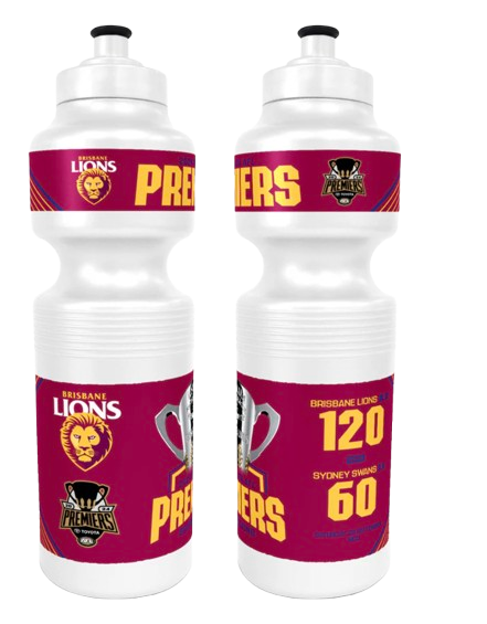 Brisbane Lions 2024 Premiers Drink Bottle
