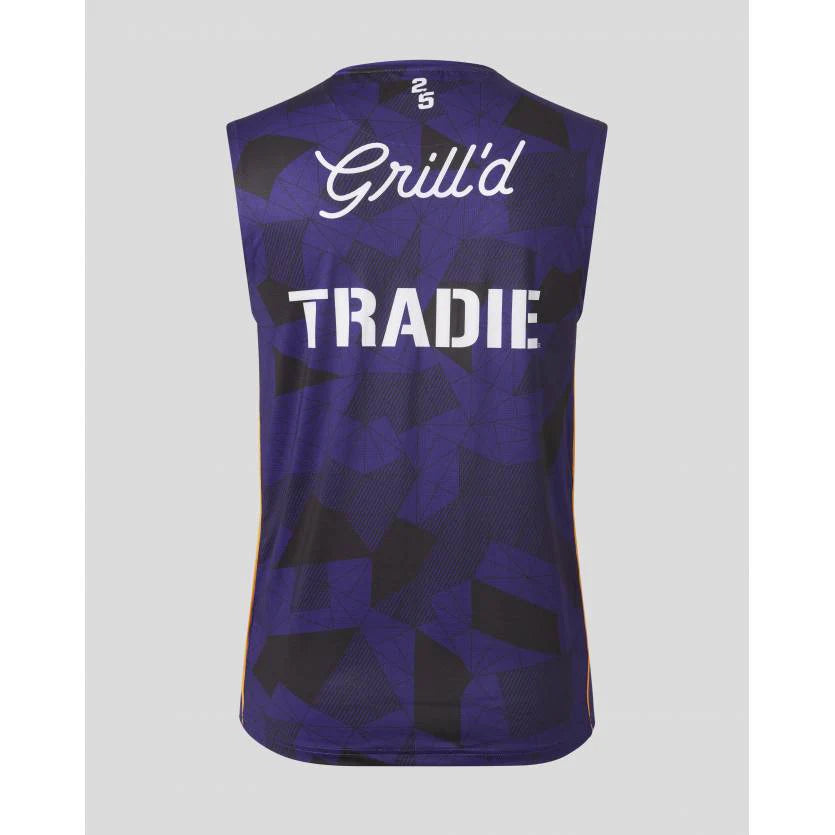 Mens Melbourne Storm Training Singlet (Dark Purple/Black)