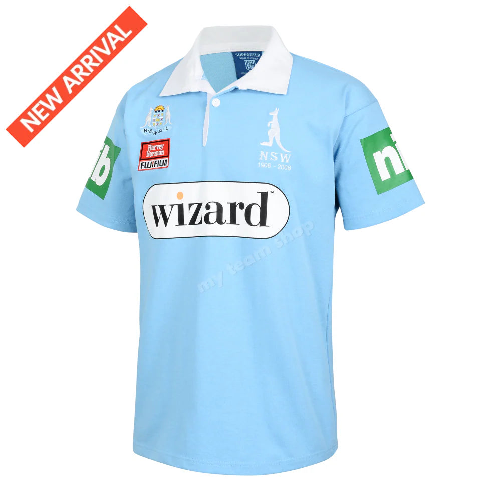 New South Wales STATE OF ORIGIN 2008 RETRO JERSEY