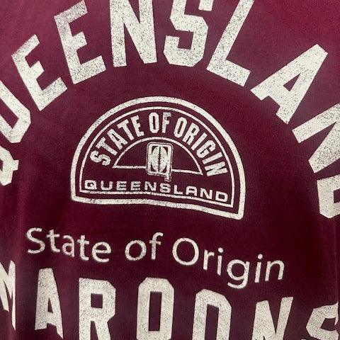 Queensland Maroons Vintage Training Adults Tee
