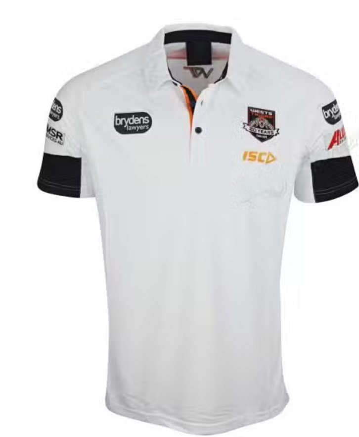 West Tigers Mens ISC Performance Polo Shirt