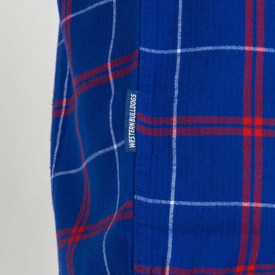 AFL Western Bulldogs Adults 'Mustang' Flannel Polo