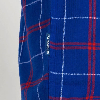 AFL Western Bulldogs Adults 'Mustang' Flannel Polo