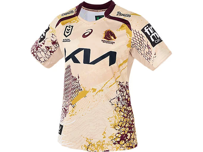 Brisbane Broncos Mens 2025 Replica Indigenous Jersey