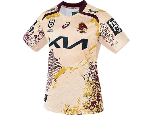 Brisbane Broncos Mens 2025 Replica Indigenous Jersey