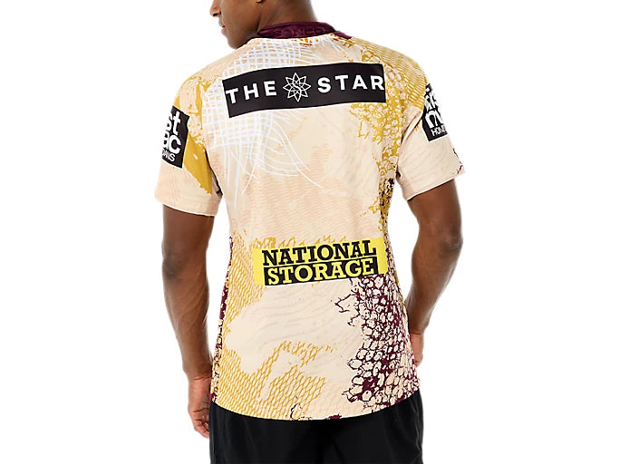 Brisbane Broncos Mens 2025 Replica Indigenous Jersey