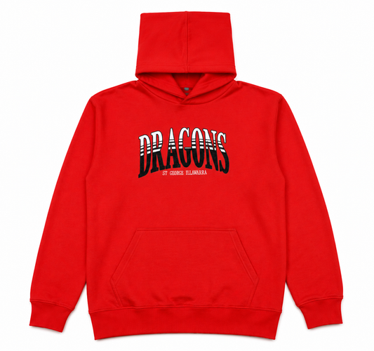 NRL Dragons Adult Banner Hoodie