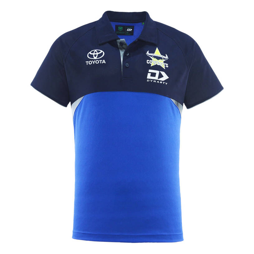 North Queensland Cowboys Mens Polo - Royal