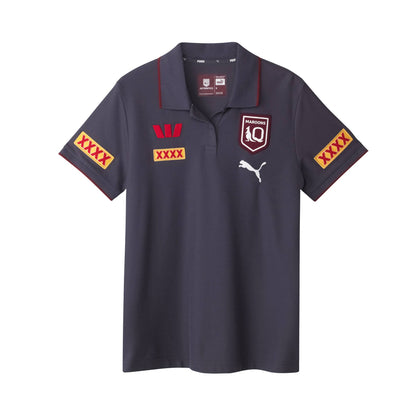 QLD Maroons Grey Men's Polo