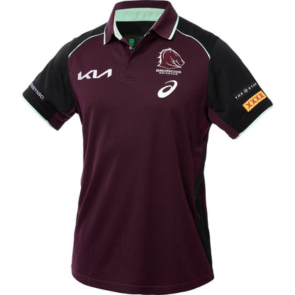 Broncos 2025 Womens Maroon Training Polo