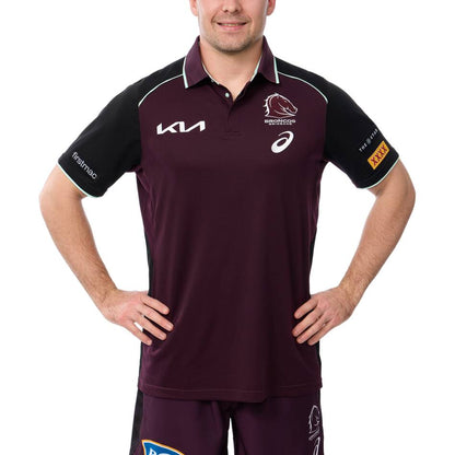 Broncos 2025 Mens Maroon Training Polo